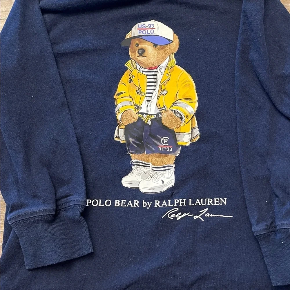 Polo by Ralph Lauren Kids Navy Long Sleeve Shirt 2 T excellent